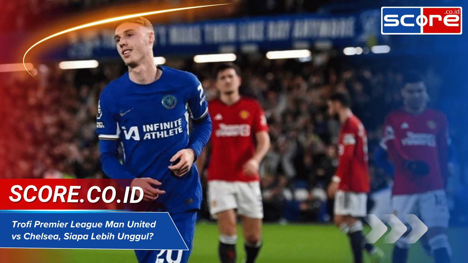 Trofi Premier League Man United vs Chelsea