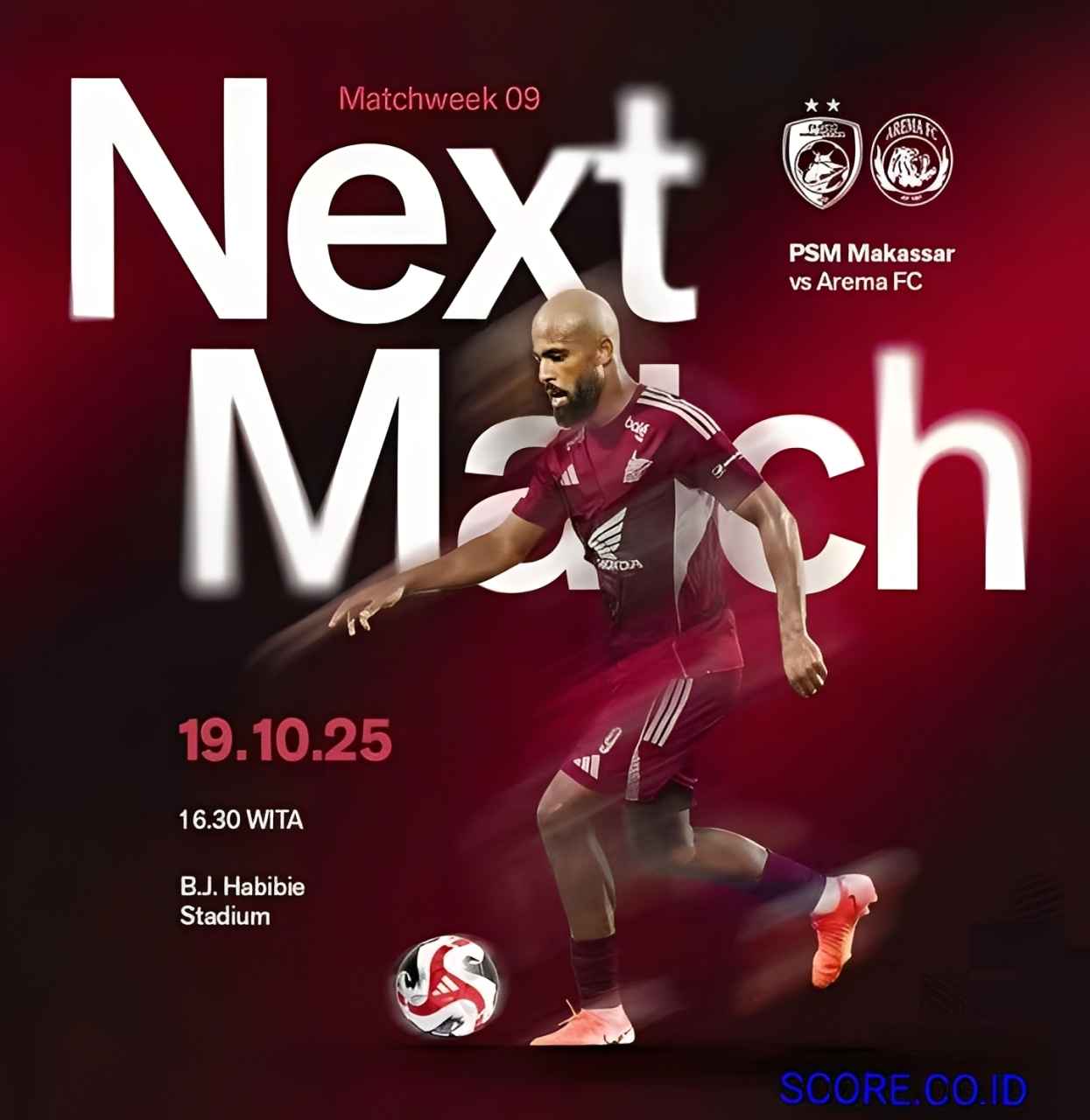 Prediksi Skor Arema vs PSM Makassar untuk Minggu 19 Oktober 2025