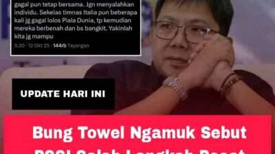 Bung Towel Ngamuk Sebut PSSI Salah Langkah Pecat Patrick Kluivert