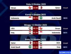 Jadwal Kualifikasi Piala Dunia Round 4: Zona AFC dan CAF 8 – 11 Oktober 2025