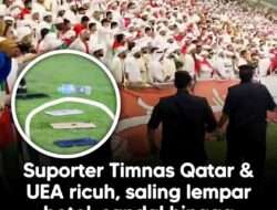 Suporter Qatar dan UAE Rusuh! Saling Lempar Botol Aqua Hingga iPhone 17 Pro Max