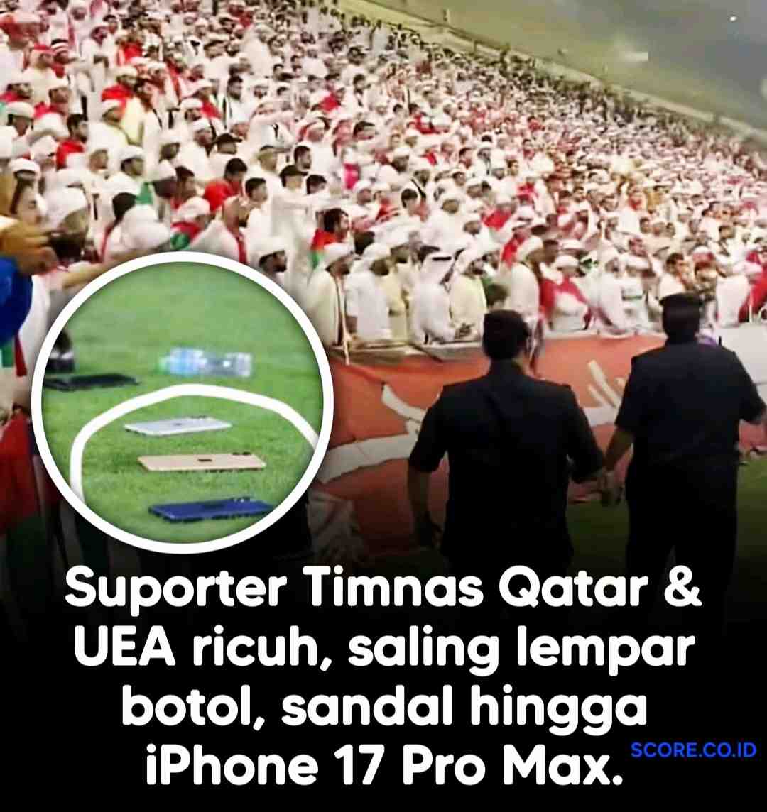 Suporter Qatar dan UAE Rusuh