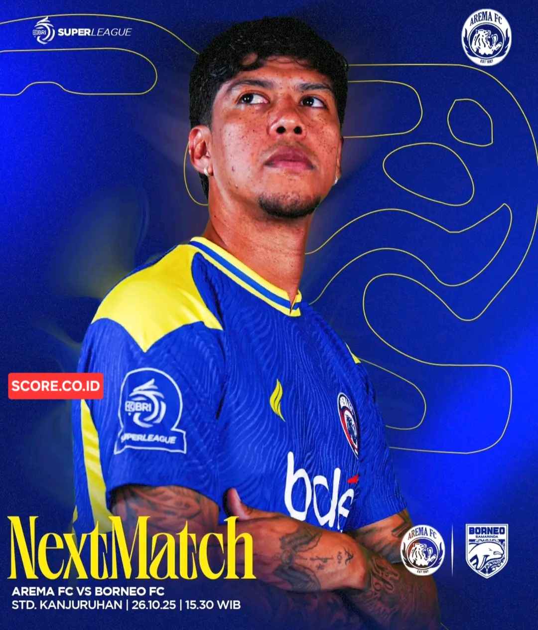 Prediksi Skor Arema vs Borneo FC 26 Oktober 2025 - Pekan 10 Super League