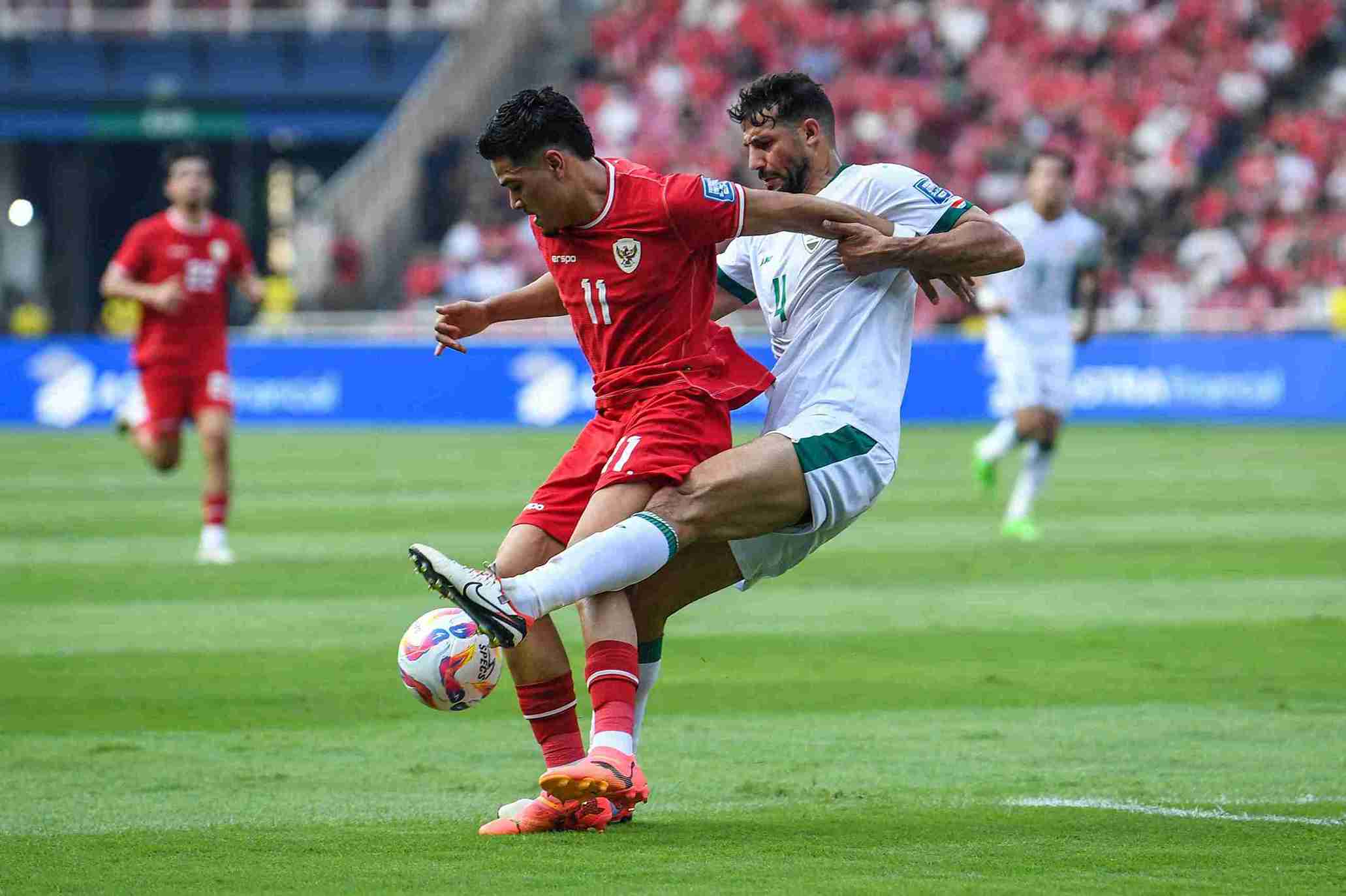 Hasil Pertandingan Timnas Indonesia vs Irak
