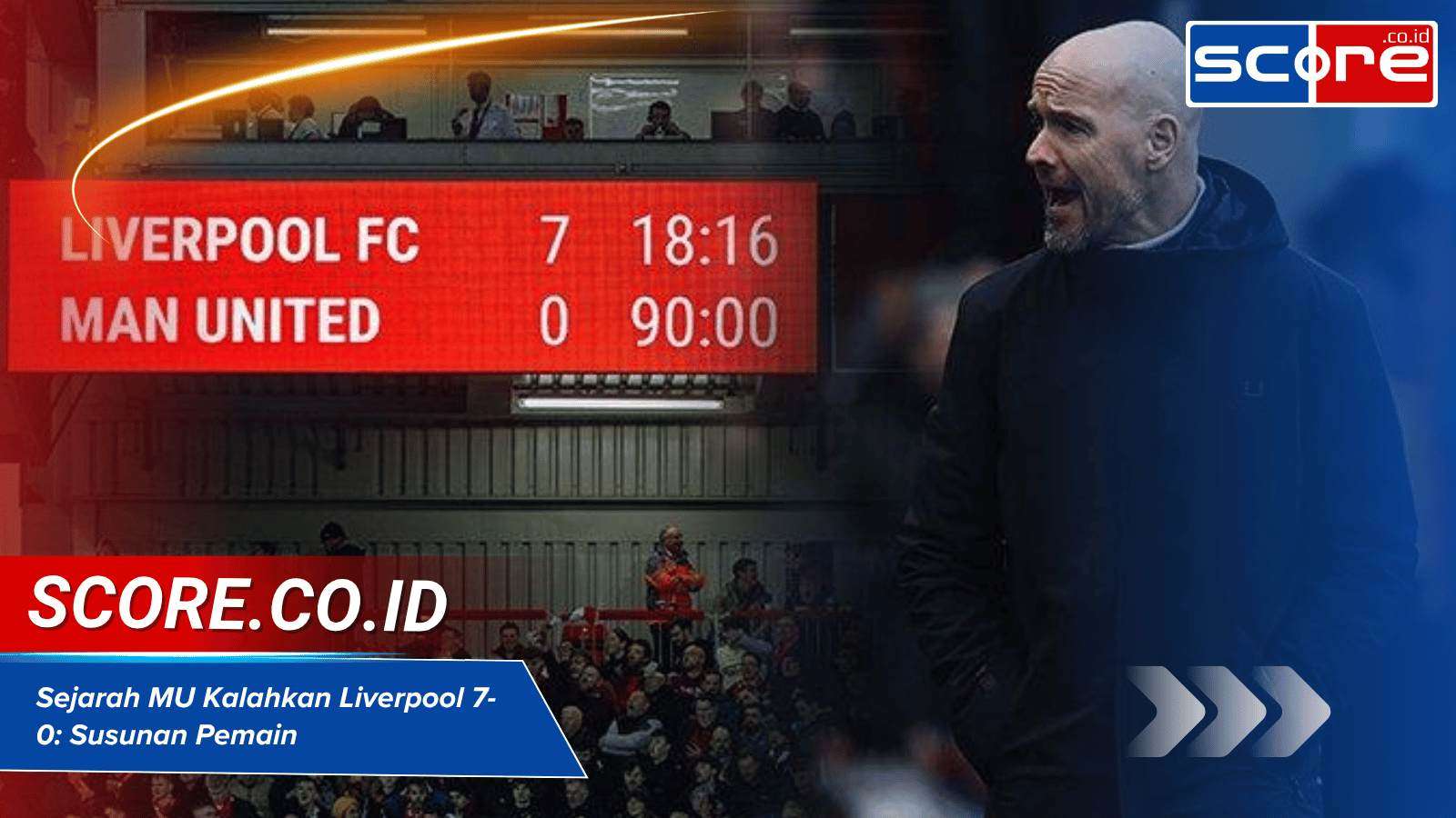 Sejarah MU vs Liverpool 7-0