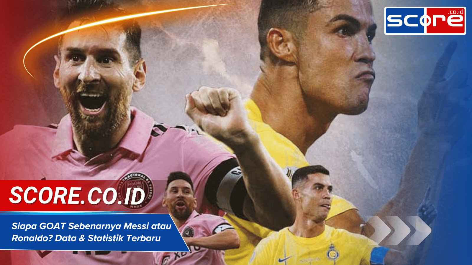Siapa GOAT Sebenarnya Messi atau Ronaldo? Data & Statistik Terbaru 2025