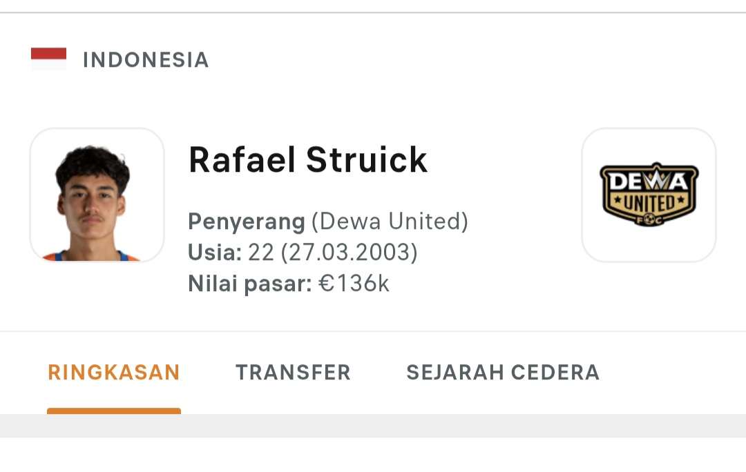 Rafael Struick Usia Muda Jiwa Tua: Penyerang Jarang Cetak Gol Tapi Dipuja