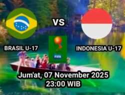 Prediksi Skor Indonesia U17 vs Brasil U17, H2H, dan Line Up untuk 7/11/2025
