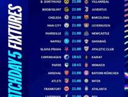 Jadwal UCL Malam Ini Pekan 5 Banyak Big Match Tersaji: Mulai 26 Sampai 27 November 2025
