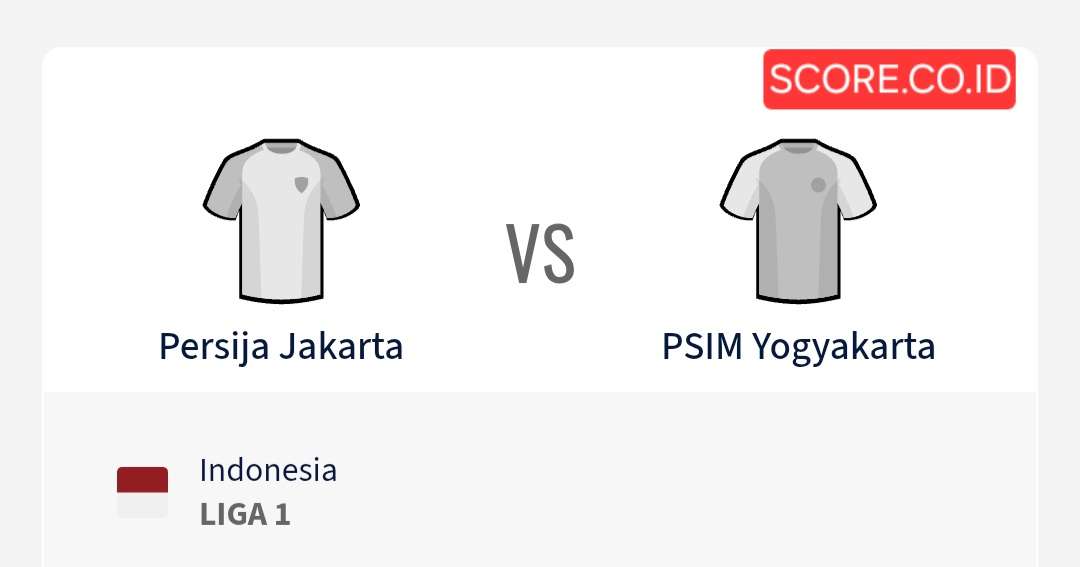 Prediksi Skor Persija vs PSIM pada 28 November 2025