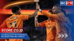 Cek Rating pemain Real Valladolid vs Real Madrid: Siapa Man of Match?