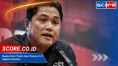 Reaksi Erick Thohir Setelah Indonesia Kalah Zambia di Piala Dunia U-17