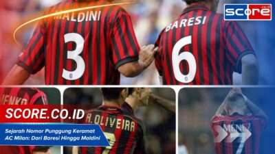 Sejarah Nomor Punggung Keramat AC Milan: Dari Baresi Hingga Maldini