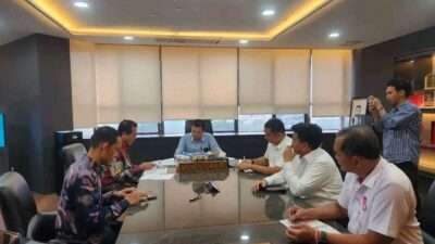 Taufik Hidayat Saat rapat dengan PBSI terkait Sea Games 2025
