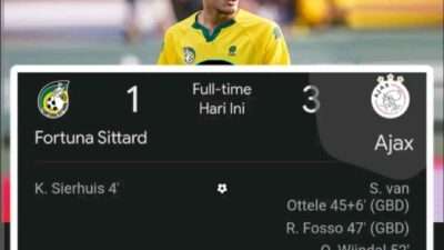 Statistik Justin Hubner di Fortuna Sittard, Pelatih Sebut Dia Pemain Paling Bodoh