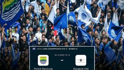 Prediksi Skor Persib vs Bangkok United: Jadi Laga Hidup Mati Bagi Bojan Hodak, 10 Desember 2025