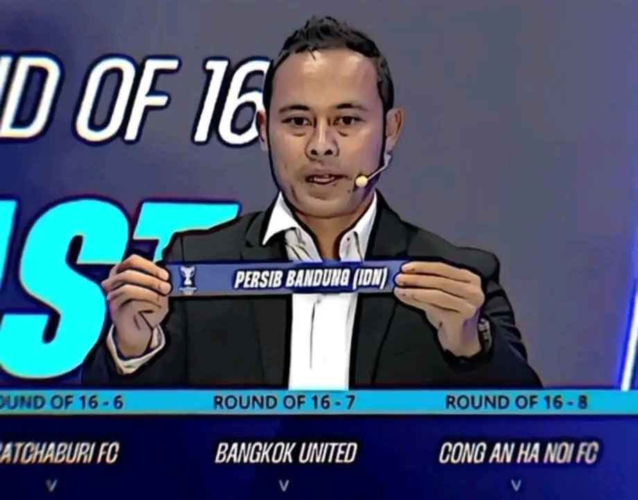 Atep saat mengumumkan drawing Persib di ACL kemarin, Selasa (30/12/2025)