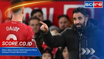 Alasan Ruben Amorim Parkir Casemiro Pasca Imbang 4-4 Lawan Bournemouth