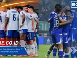 Hitung-hitungan Poin Klasemen Grup F ACL 2 Persib Dan Lion City Sailors