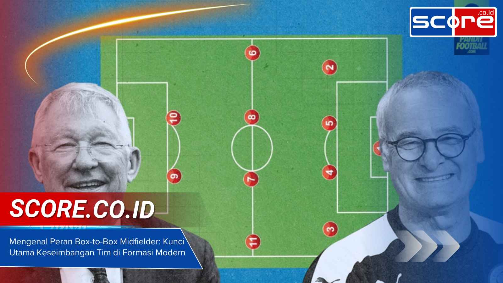 Mengenal Peran Box-to-Box Midfielder Kunci Utama Keseimbangan Tim di Formasi Modern