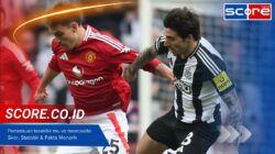 Pertemuan terakhir mu vs newcastle Skor, Statistik & Fakta Menarik